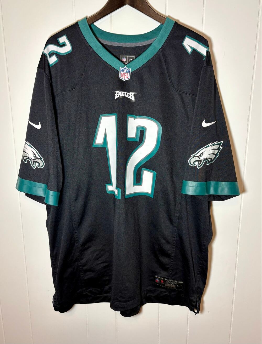 Philadelphia Eagles Randall Cunningham #12 Black Nike Engineered Jersey Sz XXL
